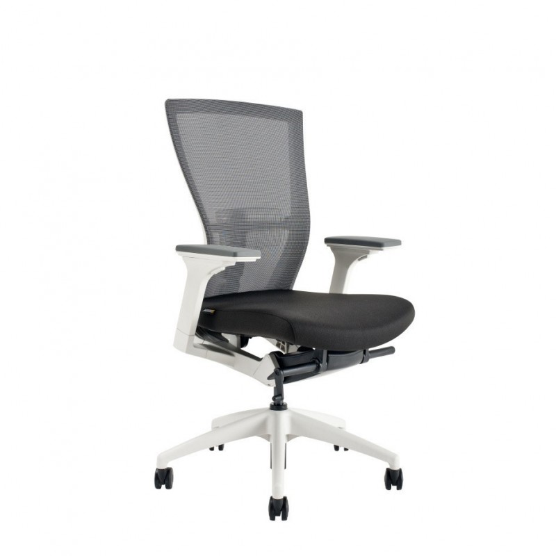 OffcePro Kancelářská židle MERENS WHITE BP, černá
