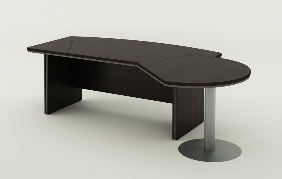 LENZA Psací stůl s jednacím prvkem Berlin Lux 255x155 cm