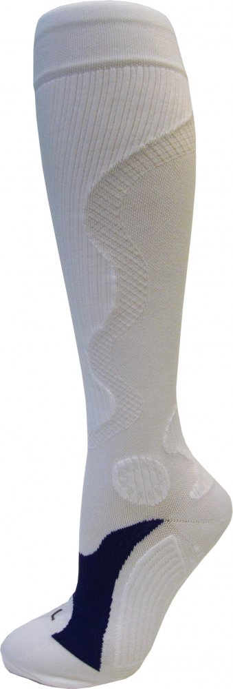 Kompresní sportovní ponožky WAVE, bílé, vel. 39-41 XL