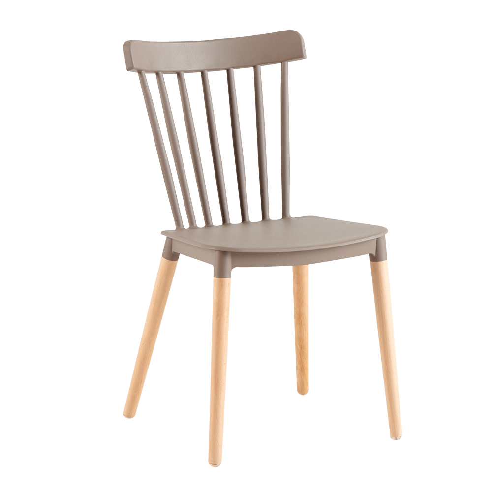 Jídelní židle, šedá/buk, ZOSIMA