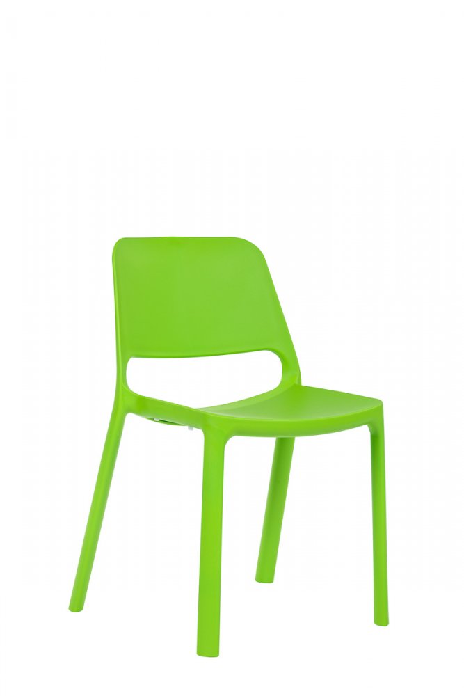 Antares celoplastová designová židle PIXEL zelená