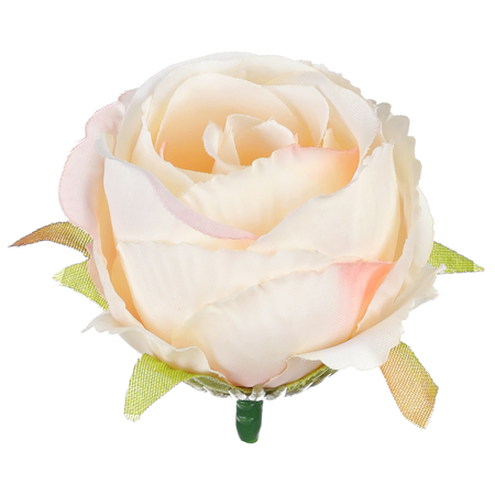 Růže, barva krémová. Květina umělá vazbová. Cena za balení 12 kusů. KN7000 CRM