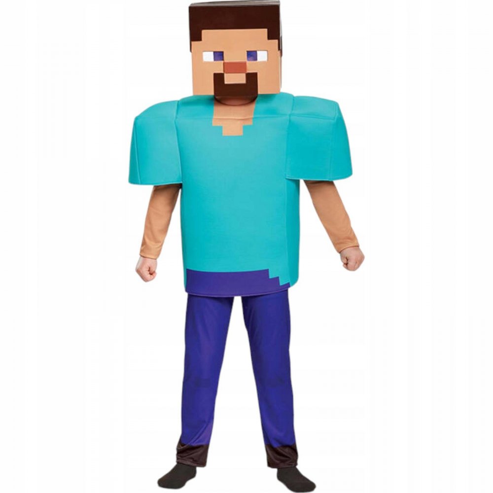 Dětský kostým Minecraft Steve 116-122 M