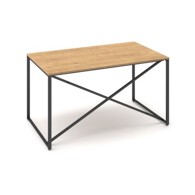 Stůl ProX 138 x 80 cm, Dub hamilton / grafit
