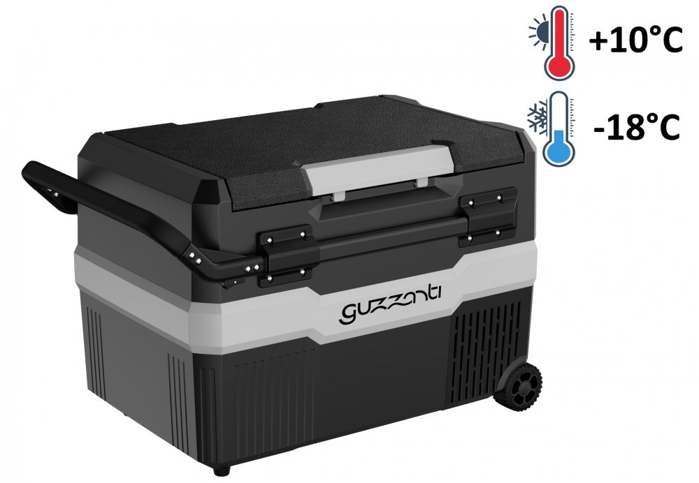 Guzzanti GZ 45D - přenosná duální kompresorová chladnička a mraznička