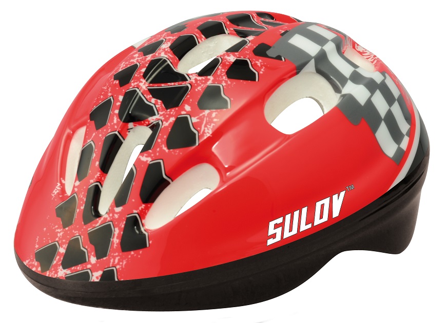 SULOV JUNIOR dětská cyklo helma, červená, vel. L, 2020 L