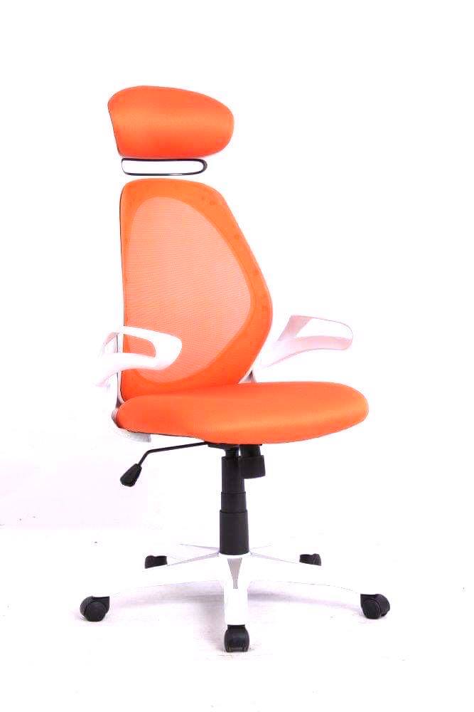 SEDIA kancelářská židle (křeslo) HLC 1886 bílo - oranžové