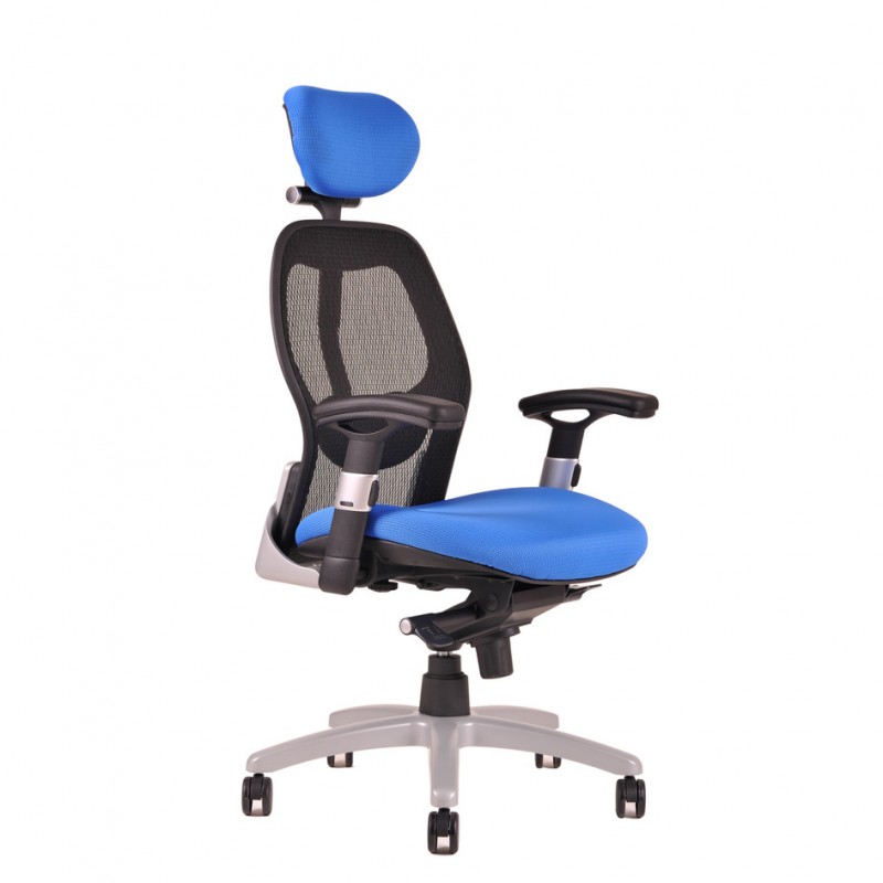 OfficePro Kancelářská židle SATURN, modrá