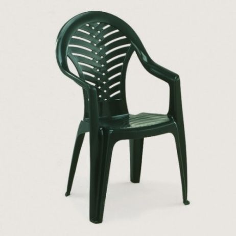 Plastová zahradní židle Oceán zelená