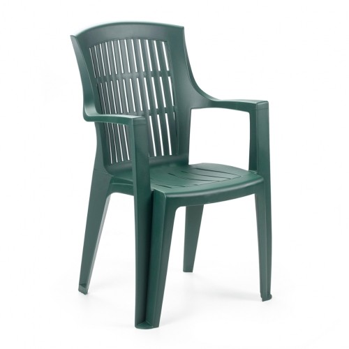 Zahradní plastová židle ARPA LUX zelená