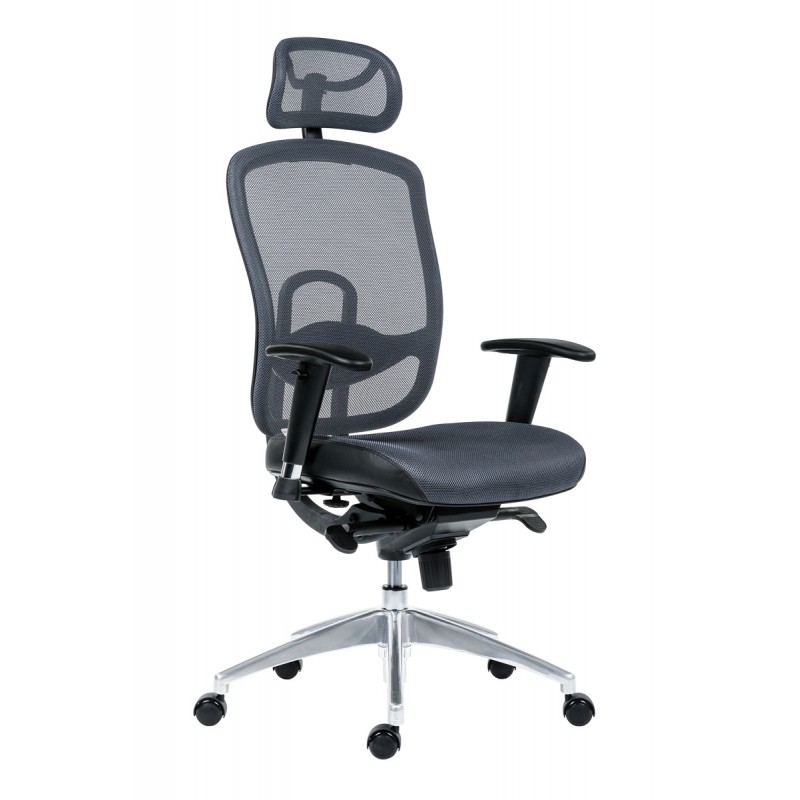 Kancelářská židle Oklahoma PDH šedá