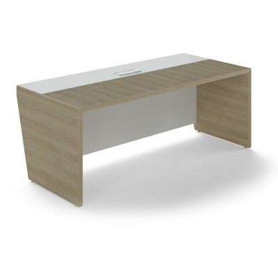 Stůl Trevix 200 x 90 cm, Dub pískový / bílá