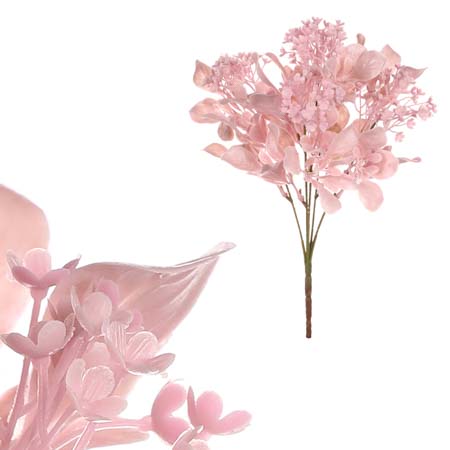 Kytice kvetoucí, růžová barva. SG6119 PINK