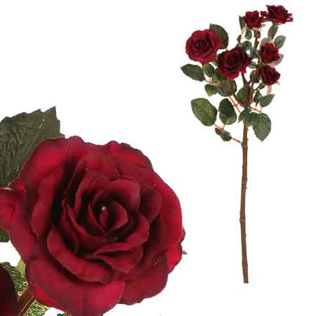Růže na kmínku, bordó barva. UKK351-BOR