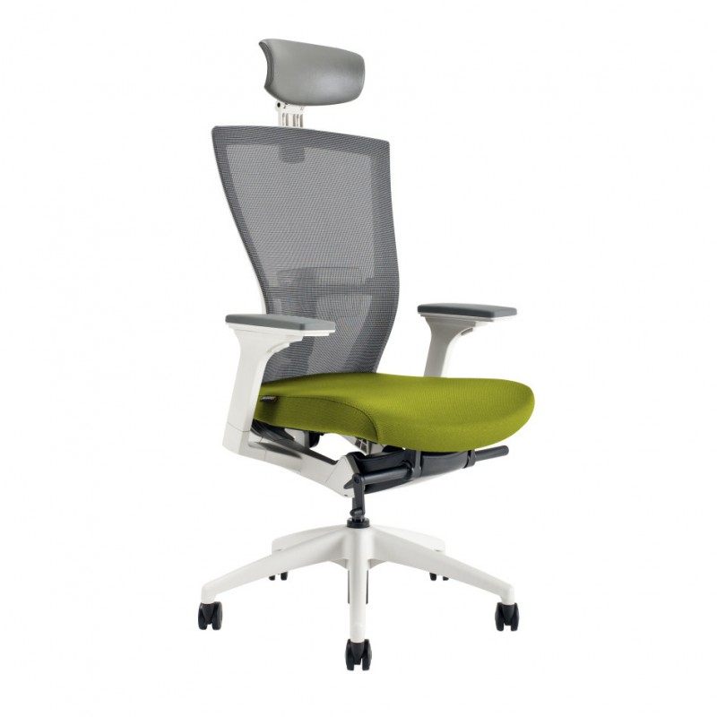 OfficePro Kancelářská židle MERENS WHITE SP, zelená