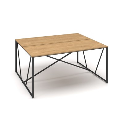 Stůl ProX 158 x 137 cm, Dub hamilton / grafit