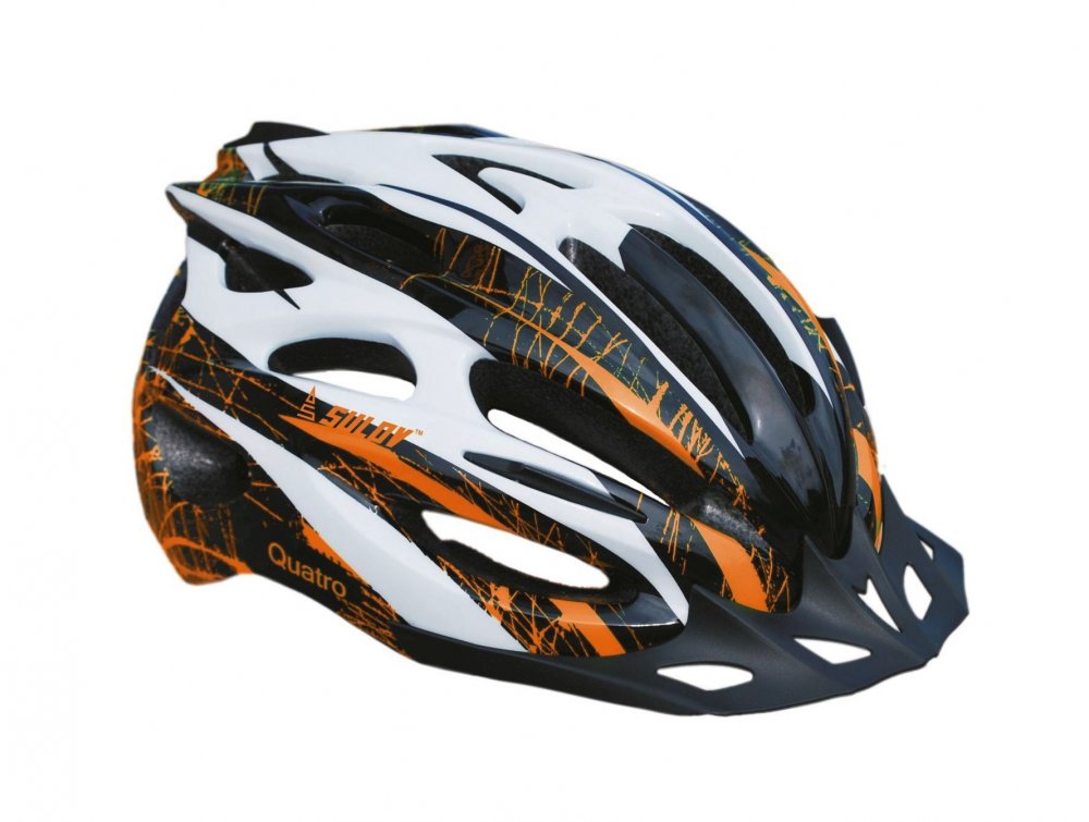 SULOV QUATRO cyklo helma černo-oranžová L 2020 L