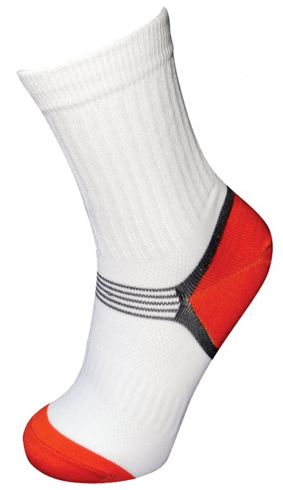 Sportovní ponožky, bílé, vel. 39-41 M