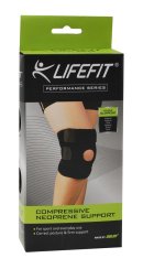 Neoprenová bandáž LIFEFIT® BN304 Koleno otevřené s výztuhou