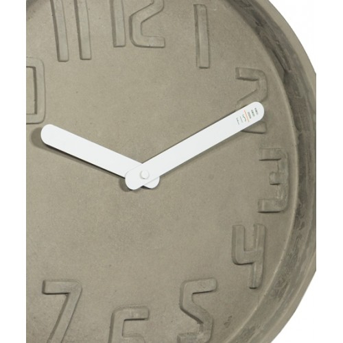 Designové nástěnné kameninové hodiny CL0127 Fisura 35cm