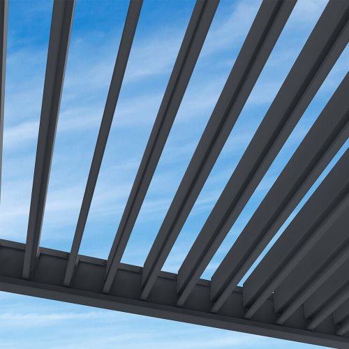 Bioklimatická pergola INTRO PLUS 6x3 m, hliník -  volně stojící