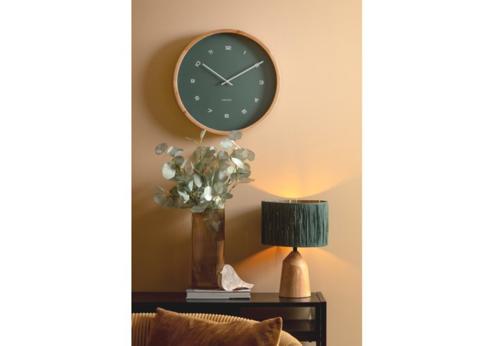 Designové nástěnné hodiny 5938GR Karlsson 41cm