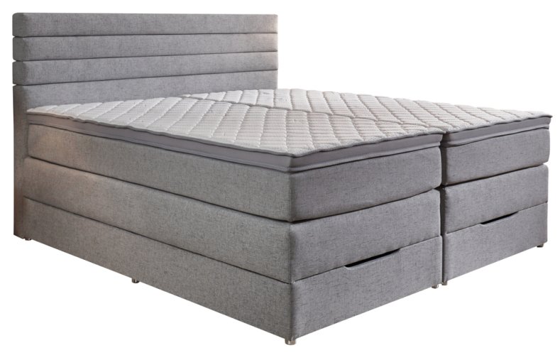 Kontinentální postel BOXSPRING VERNON BX1920 180x200 cm - šedá