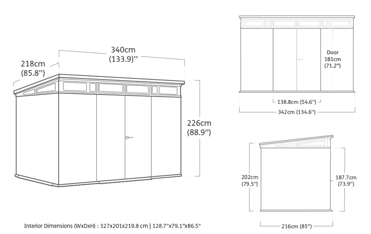 CORTINA domek 11x7