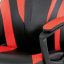 Herní židle, potah - červená a černá ekokůže. houpací mechanismus KA-Y209 RED