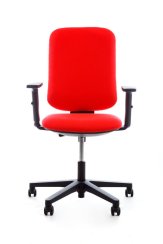 Emagra kancelářská židle EVE, s područkami červená
