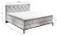 Kontinentální postel BOXSPRING ROCKAWAY BX2180 160x200 cm - světle šedá