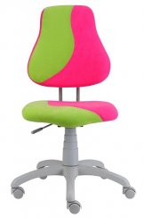 Dětská rostoucí židle FUXO S-LINE zeleno-růžové