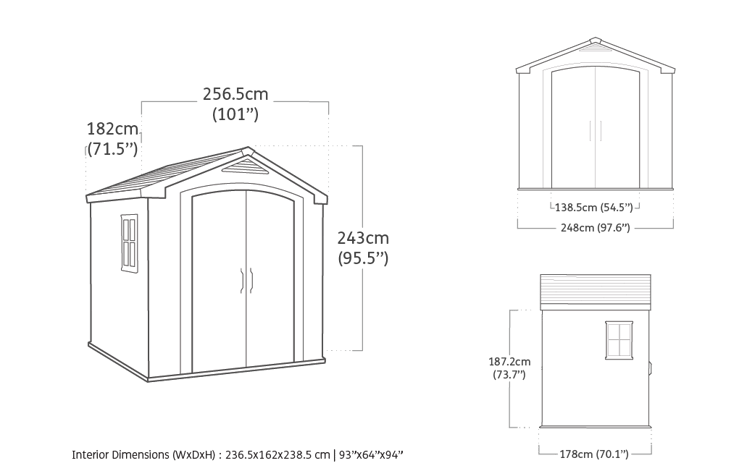 FACTOR domek 8x6