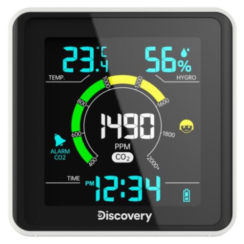 Meteorologická stanice Discovery Report WA40 s monitorováním obsahu CO2 ve vzduchu