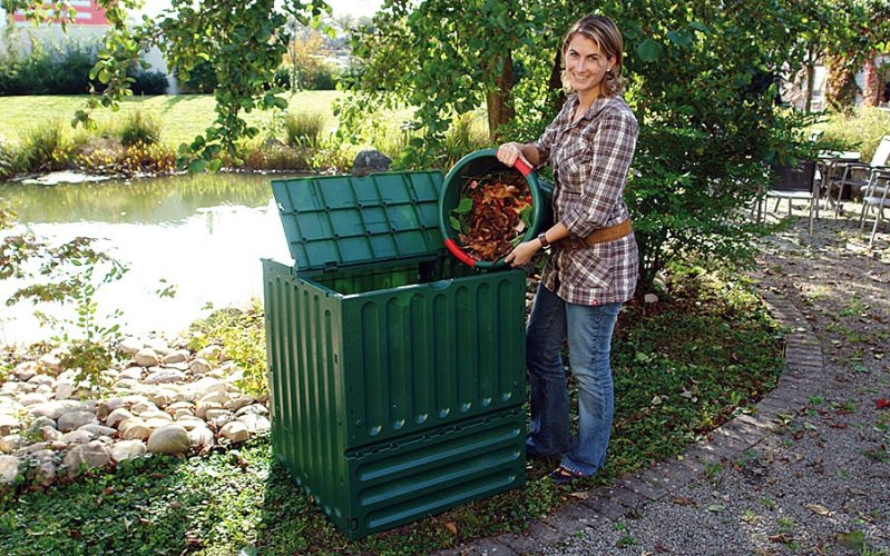Kompostér ECOKING 400 l Zelený