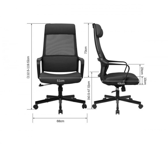 Kancelářská židle FARO černá