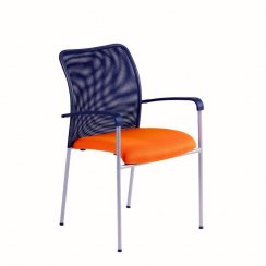 Officepro Jednací židle TRITON NET oranžová