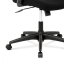 Kancelářská židle s podhlavníkem, potah černá látka a síťovina mesh, houpací mec KA-B1013 BK