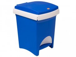 Pedálový odpadkový koš NICE 6-18 l, 18 l,modrá