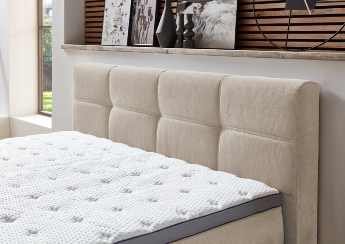 Kontinentální postel BOXSPRING PORTAGE BX2110 180x200 cm - béžová