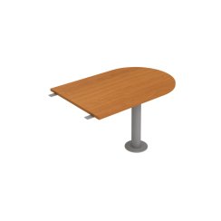 HOBIS Stůl jednací délky 120 cm ukončený obloukem - CP 1200 3
