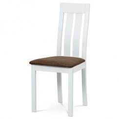 Jídelní židle BELA - bílá/hnědá