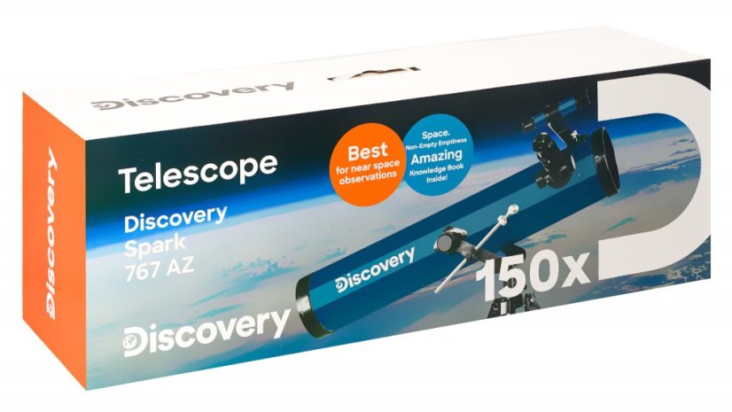(CZ) Hvězdářský dalekohled Discovery Spark 767 AZ s knížkou
