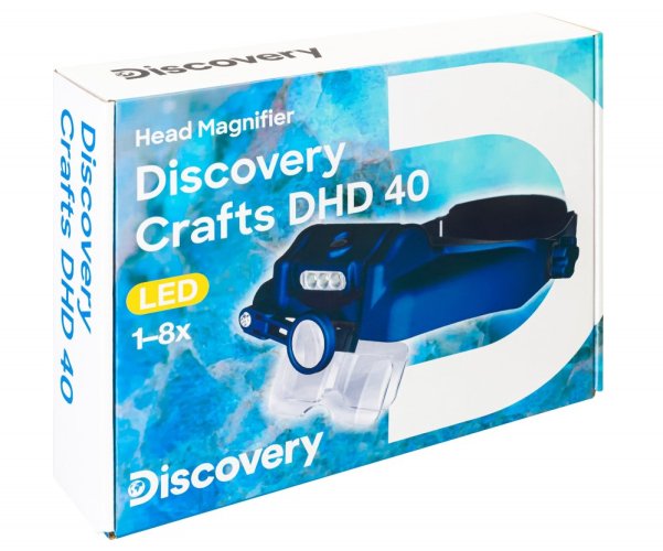 Náhlavní lupa Levenhuk Discovery Crafts DHD 40