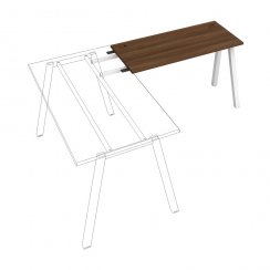 HOBIS Stůl pracovní délky 120 cm (hloubka 60 cm) k řetězení - UE A 1200 RU