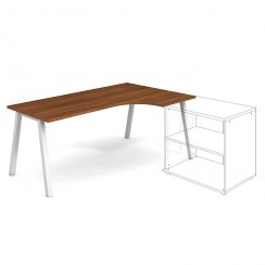 HOBIS Stůl ergo 180 x 120 cm, levý - UE A 1800 60 L