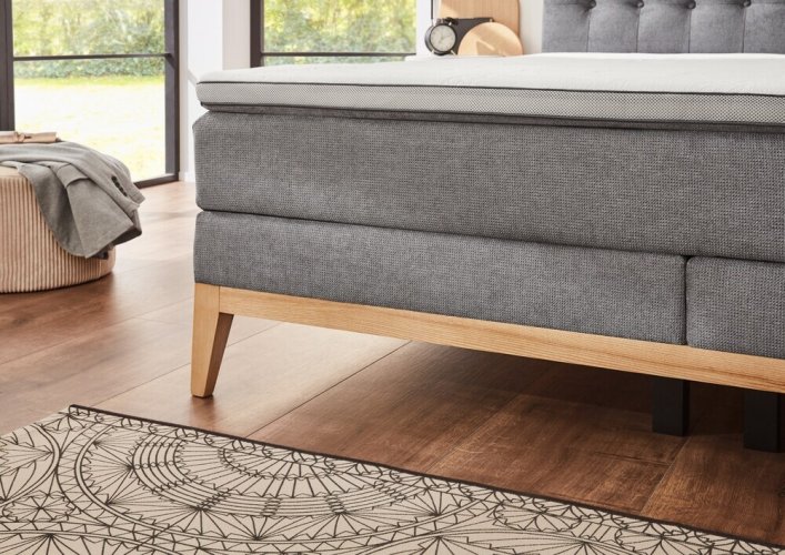 Kontinentální postel BOXSPRING WESTWOOD BX2290 180x200 cm - tmavě šedá