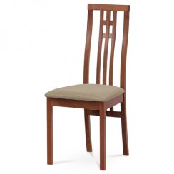 Jídelní židle AMANDA - třešeň/béžová