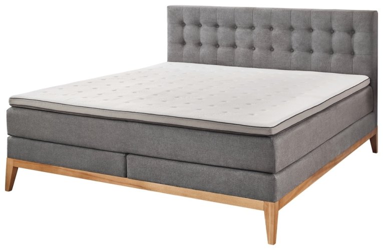 Kontinentální postel BOXSPRING WESTWOOD BX2290 180x200 cm - tmavě šedá