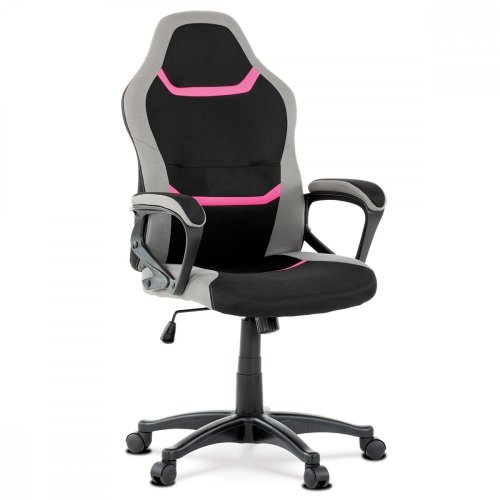 Herní židle RACER K24 růžová